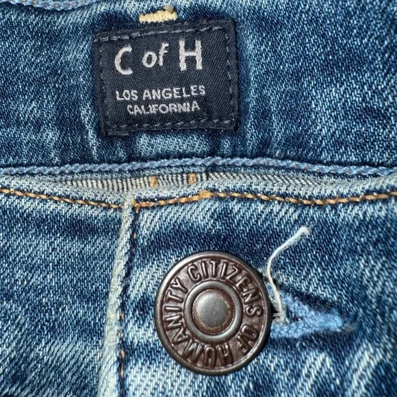 NWT Citizens of Humanity Rocket Crop in Story Mid Rise Stretch Skinny Jeans 30 - Picture 4 of 9